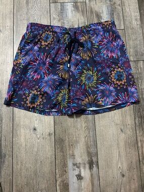 Vilebrequin  Costume de Bain St-Tropez Fireworks Swim Trunks - Navy Multicolor